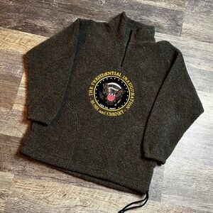 Vintage George Bush Inauguration Sweatshrit Size Medium 2001 Deep Pile Grey Y2K